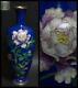 Cloisonne Flower Vase 7.4inch Signé Ota Toshiro Art Ancien Japonais Meiji