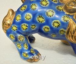 Crabot Japonais Fin De Foo De Porcelaine De Kutani
