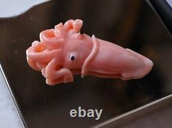 Figurine De Calmars De Corail Sculptés Japonais Figure Elatius Coral 11gr