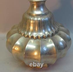 Fine 19ème C. Japanese Meiji-era Silvered Bronze Vase C. 1920 Antique