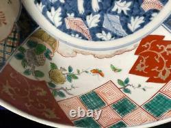 Fine Antique Japonais Imari Porcelaine Bol Grand Bol