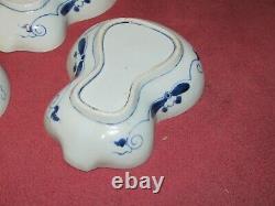 Fine Antique Porcelaine Japonaise Gourde Forme Plats Meiji Période