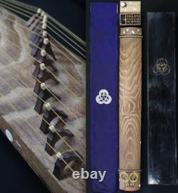 Fine Koto harp, instrument à cordes japonais, musique des années 1900, fait main.