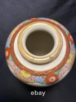 Fine Satsuma Shimazu Vase Antique Porcelaine Japonaise 9 Signé