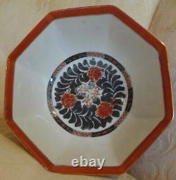 Grand bol en porcelaine Imari japonaise ancienne de grande qualité