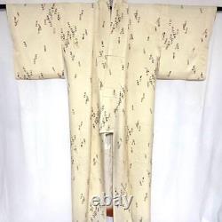 Kimono Japonais avec un Motif Fin en Soie Pure, Vintage et Antique, Japon 17