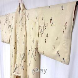 Kimono Japonais avec un Motif Fin en Soie Pure, Vintage et Antique, Japon 17