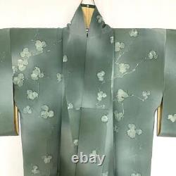 Kimono japonais à motif fin en soie pure, millésime ancien, Japon 50
