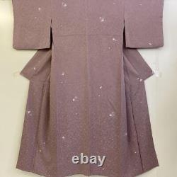 Kimono japonais à motif fin en soie pure vintage antique Japon 233