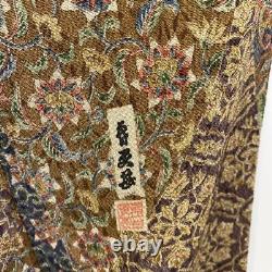 Kimono japonais à motifs fins, vintage et antique, Japon 221