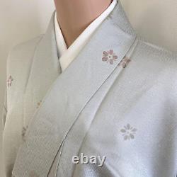 Kimono japonais de qualité, motif fin en soie pure, vintage et antique, Japon 321