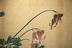 Magnifique Paysage Flora Vintage/antique Japonais, Fine 2 De 3
