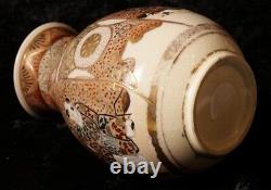 Meiji-japonais-satsuma-japanese Antique Pair Porcelaine Valeurs