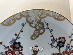 Or Imari Très Fine Antique Japonais Bowl Dish Or Peint À La Main