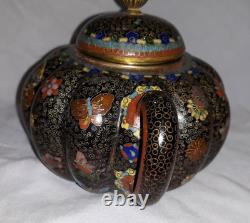 Petite théière en cloisonné japonais ancien de qualité