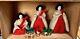 Poupée Antique Japonaise De La Période Gofun Avec De Beaux Costumes Dans Sa Boîte D'origine Pour Le Jour Des Filles