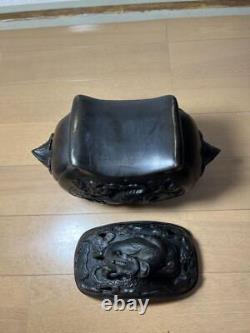 Qilin Bronze Censeur 9 Pouces Japonais Antique Brûleur D'encens Koro Art Fin