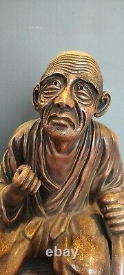 Sculpture De Porcelaine Japonaise Très Ancienne Signée