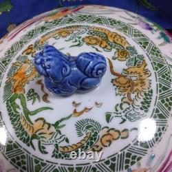 Shishi Lion Phoenix Old Imari Bowl 7,2 Pouces Meiji Art Ancien Japonais