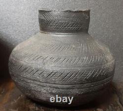 Sue Pottery Vase 12ème Century Vieux Sueki Japonais Antique Heian Période Beaux-arts