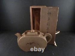Théière Fine Antique Japonaise Daigo Potterie Clay Sencha Par Otafuku-an Edo Période
