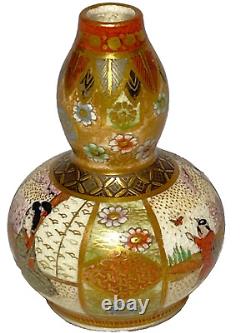 Un mini vase japonais raffiné de l'époque du début de Meiji 2, 1868/1912, signé