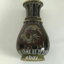 Vase À Cloisonne D’époque Meiji Antique Fine Japonaise 10