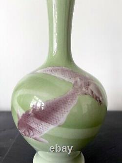 Vase Céramique Japonais Fine Makuzu Kozan Meiji Période