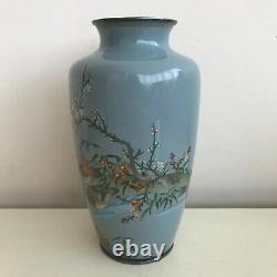 Vase D’époque D’émail D’émail Japonais Antique Fin De Cloisonne
