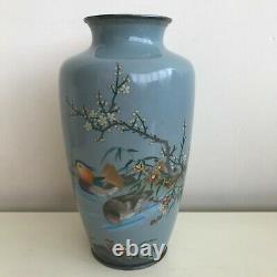 Vase D’époque D’émail D’émail Japonais Antique Fin De Cloisonne