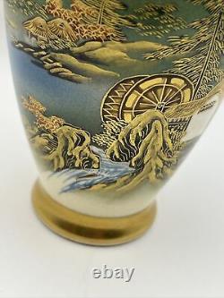 Vase japonais Soko Satsuma finement détaillé peint à la main 5