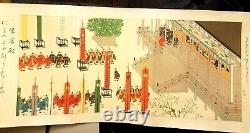 Vintage 1928 Fine Art Scroll Yamaguchi Hoshun 15-foot Imprimé 7 Images Rare Imprimé