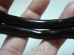 Vtg Antique Gift1800 Japonais Naturel Noir Corail 8 Banl Bracelet Free Ship